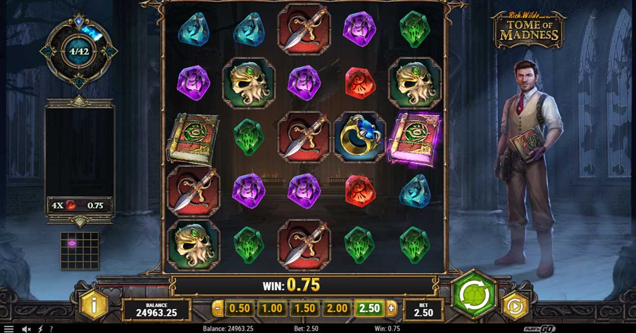 Sådan spiller du Tome of Madness slot