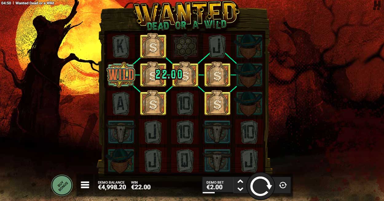 Sådan spiller du Wanted Dead or a Wild slot