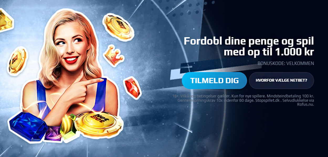 NetBet Casino välkomstbonus