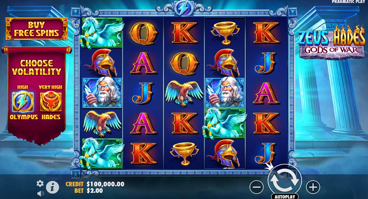 Zeus VS Hades - Gods of War slot