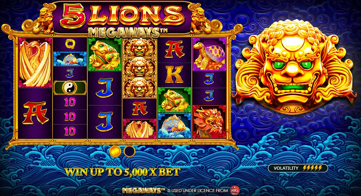 5 Lions Megaways slot