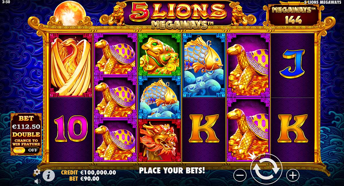 5 Lions Megaways slot