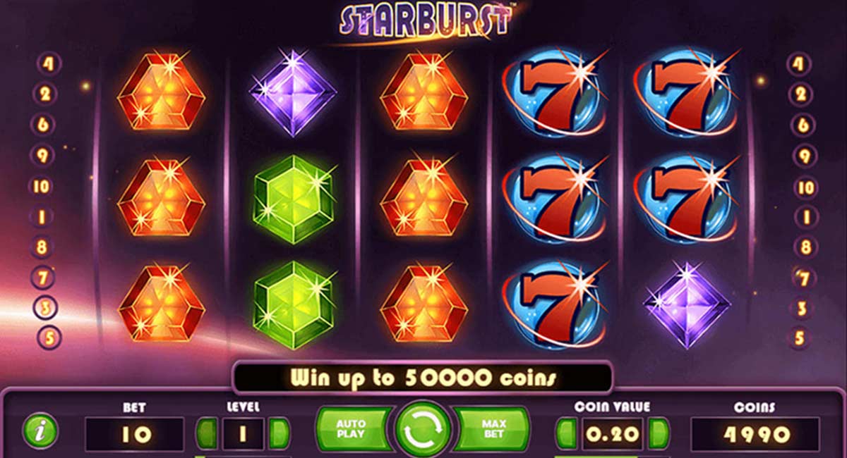 Starburst slot